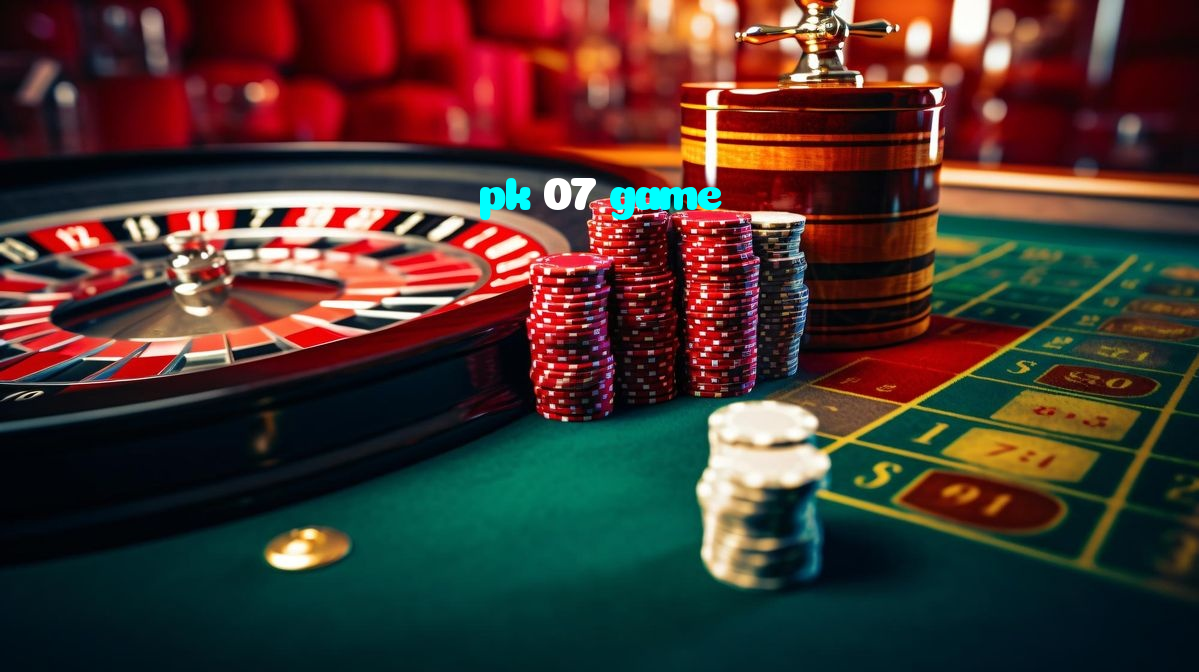 pk 07 game casino presented on mobile device in Pakistan with slots and live games